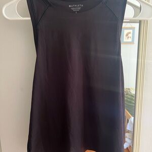 Athleta Women's Black Racerback Tank Top